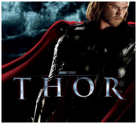 "Thor" starring Chris Hemsworth